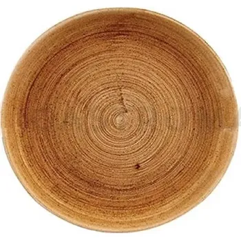 Talíř Talíř coupe 217x217 mm | CHURCHILL, Stonecast Patina Vintage Copper