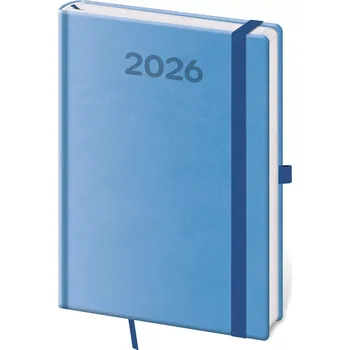 Diář Týdenní diář A5 Print Pop světle modrý