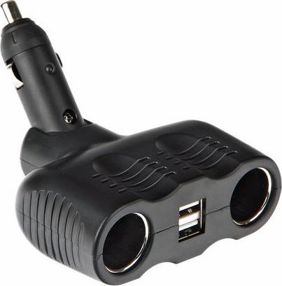 Rozdvojka do auta pro autozásuvky 2x 12V i 24V + 2x USB