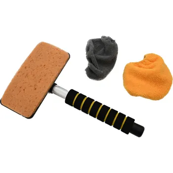 Mikrovlákno utěrka na držáku pro čištění vnitřního skla auta