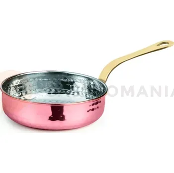 Servírovací stolek Pánev s rukojetí, měděná, kovaná, 600 ml, 155x40 mm | AMBITION, Charms