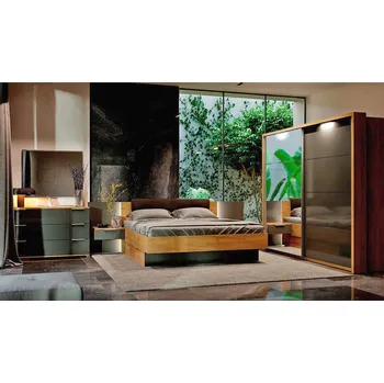 Ložnicová sestava Sada se skříní s posuvnými dveřmi 2.0 Luna