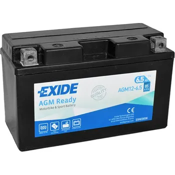 Auto-moto baterie Motobaterie EXIDE BIKE AGM Ready AGM12-6.5, 12V, 6.5Ah, 85A
