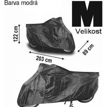 Plachta na motorové vozidlo Prodyšná nepromokavá plachta na motorku a skutr 203x89x122cm