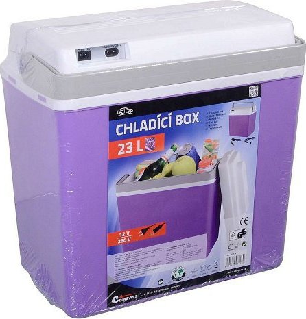 Autolednička chladicí box na 12V a 220V objem 23 litrů