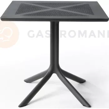 Zahradní stůl Stůl 750x800x800 mm, antracitová barva | NARDI, Clipx