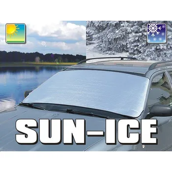 Stínítko do auta ALU clona na přední sklo auta velká proti námraze 200x85cm Akce 1+1