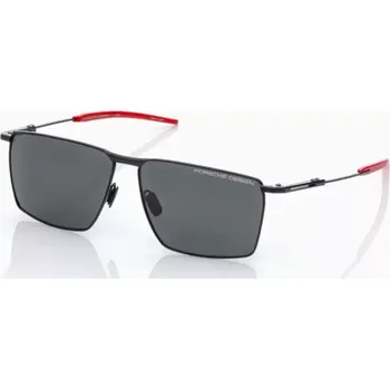 Sluneční brýle PORSCHE DESIGN Sunglasses P´8987 Sluneční brýle inspirované Porsche 911 GT3 RS červenočerné s kouřovými polarizovanými skly (Puristické sluneční brýle od Porsche Design vyrobené z titanu s aerodynamickým tvarem. Inspirované siluetou vozu 911 GT3 RS.)