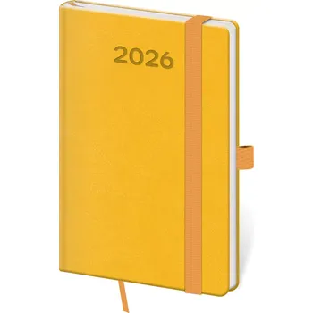 Diář Helma 365 Print Pop žlutý