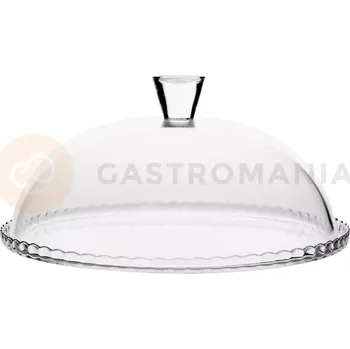 Stojan na sedlo Skleněný podnos s poklopem 320 mm | PASABAHCE, Patisserie
