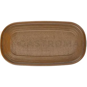 Talíř Oválný talíř se stojatou hranou 300x160 mm | BY BONE, Helix Kaldi