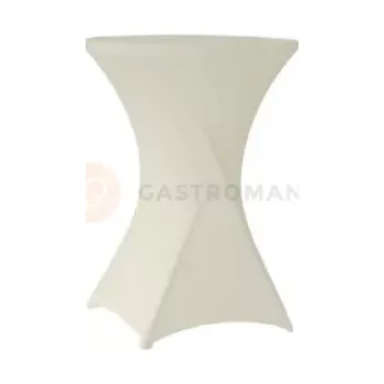 kempingová skříňka Elastický ubrus na cateringový stůl ecru 800x1100 mm | OLKA, Coctail 80