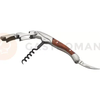 Barová židle Číšnická vývrtka pulltap s dřevěnou rukojetí 3x145x215 mm | GENWARE, Barware