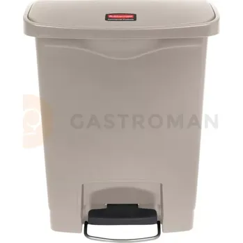 Nádoba na led Pedálový koš 30l béžový | RUBBERMAID, Slim Jim