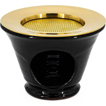 Aroma lampa Vykuřovadla Vykuřovací pícka keramická LASTURE ČERNÁ