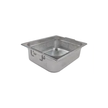 REDFOX Gastronádoba děrovaná GN 1/2 - 100 ucha zasouvací nerezová | REDFOX - GND 1/2-100 U