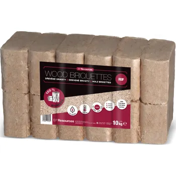 Dřevěné brikety RUF 10 kg