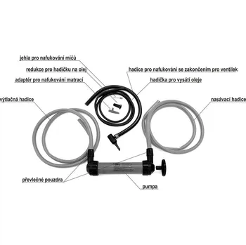Ruční pumpa Ruční přečerpávací pumpa na benzín, naftu, vzduch, vodu