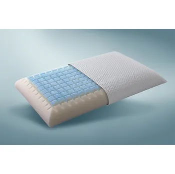 Polštář Anatomický polštář Memory Cube Cool s chladivým efektem 42x72x12 cm