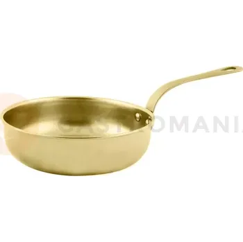 Servírovací stolek Pánev s 1 rukojetí, vintage gold, 600 ml, 155x40 mm | AMBITION, Charms