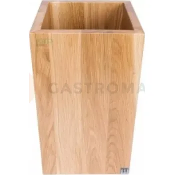 Servírovací stolek Bedýnka, neutrální dub 18x18x31,5 cm | HORECA SERVICE, HS Design