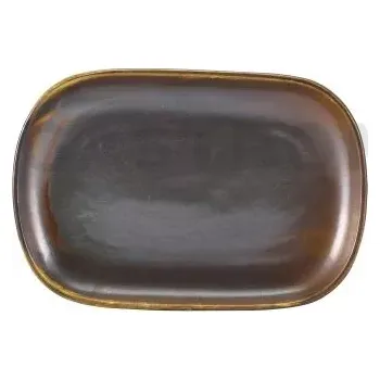 Talíř Obdélníkový talíř 30x240x165 mm | GENWARE, Terra Rustic Copper