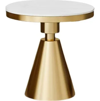 Jídelní stůl Jídelní stůl, zlatá/bílý mramor, GREIS TYP 1