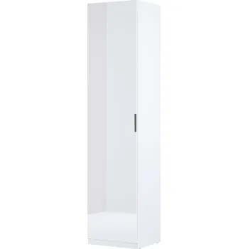 Šatní skříň Skříň 1dv bílý lesk Happy