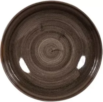 Talíř Talíř coupe 217x217 mm | CHURCHILL, Stonecast Patina Iron Black