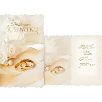 UNIPAP přání svatební M16-119 T PRANI_T_2146 302484