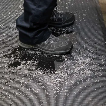 Rohožka Černá olejivzdorná protiúnavová rohož - délka 90 cm, šířka 60 cm, výška 1 cm