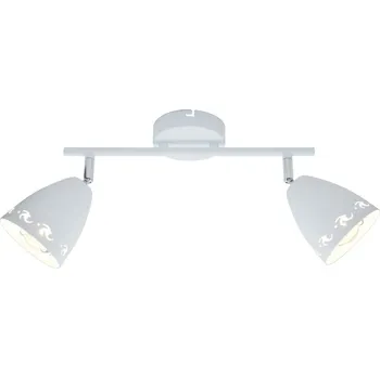 Stropní svítidlo Coty bílá kovová nastavitelná 2bodová do obýváku a jídelny 50 cm