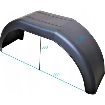 Blatník karosérie Blatník plastový 13" a 14" 80x33x21cm pro přívěsné vozíky