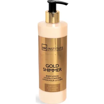 Tělový krém IDC Institute IDC Gold Shimmer Tělové mléko se zlatým třpytem 400ml