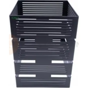 Servírovací stolek Bufetový stojan quadro, černý matný 22x22x30 cm | HORECA SERVICE, HS Design