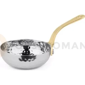 Servírovací stolek Mini pánvička s rukojetí, tepaná ocel, 80 ml, 75x25 mm | AMBITION, Charms