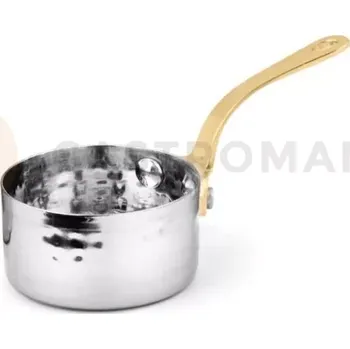 Servírovací stolek Mini kastrůlek s rukojetí, tepaná ocel, 60 ml, 55x30 mm | AMBITION, Charms