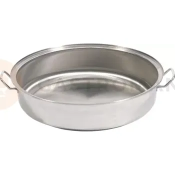 Servírovací stolek Nízký hrnec 8 l, 350 mm, saténový povrch | AMBITION, Premium