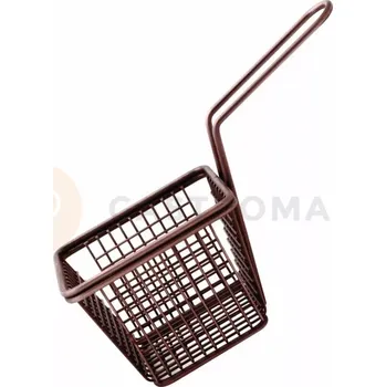 Servírovací stolek Obdélníkový fritovací koš, staroměď, 105x90x75 mm | AMBITION, Charms