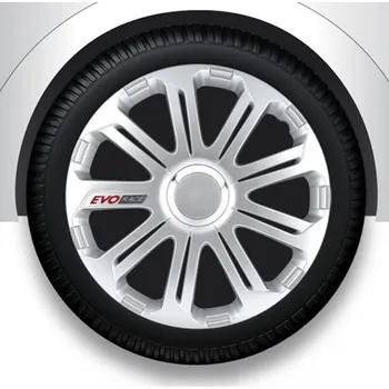 Poklice na kolo Poklice na Kola 16" silver/chrom kryty kol plastové SADA 4 ks