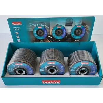 Sada nářadí MAKITA KOTÚČ BRÚSNY NA KOV 115 mm SADA 30 ks