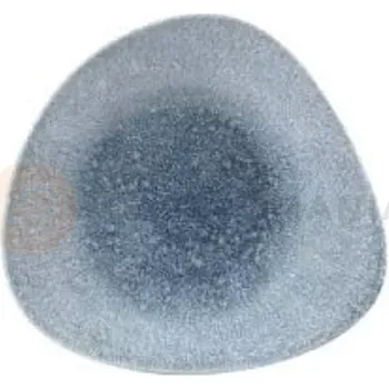 Talíř Trojúhelníkový talíř 205x305 mm | CHURCHILL, Raku Topaz Blue