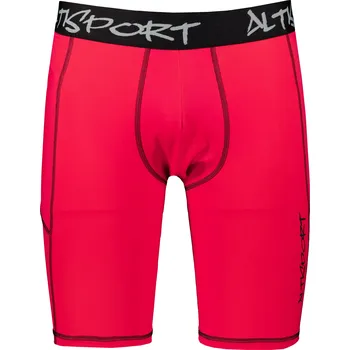 Dámské kalhoty Pánské sportovní legíny nad kolena premium ALTISPORT VOJ/ALM000LEG02 ČERVENÁ XXL
