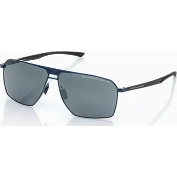 Sluneční brýle PORSCHE DESIGN Sunglasses P´8977 Sluneční brýle z uhlíkových vláken modročerné s modrými skly se zrcadlovým efektem (Inovativní sluneční brýle Porsche Design ze série Carbon Fibre s výrazným dvojitým můstkem.)