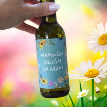 Víno Mini víno – Maminčin balzám na nervy, Ryzlink Vlašský Mutěnice, originální dárek pro maminku