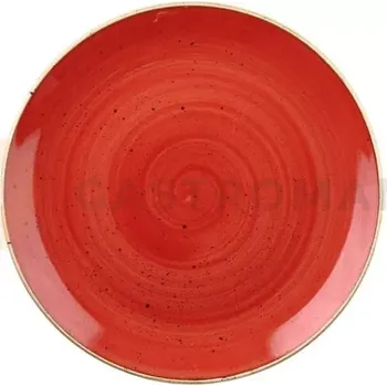 Miska coupe 2,4 l, 310x44x310 mm | CHURCHILL, Stonecast Berry Red