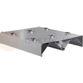 Digestoř Centrální rekuperačně - indukční digestoř 1500x2400x450 mm | ASBER, CEHI-1524/1