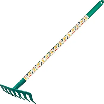 Hrábě Hrábě dětské 61,5cm GR0148B s násadou zelené Floraland