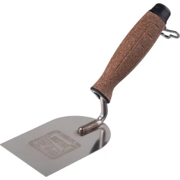 Zednická lžíce INSTRUMENT Lžíce nerezová mazací 100mm korková rukojeť