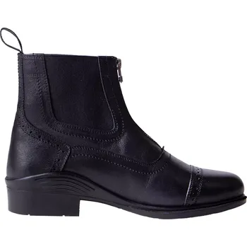 Jezdecká obuv Zimní kožená perka Calgary QHP s beránkem